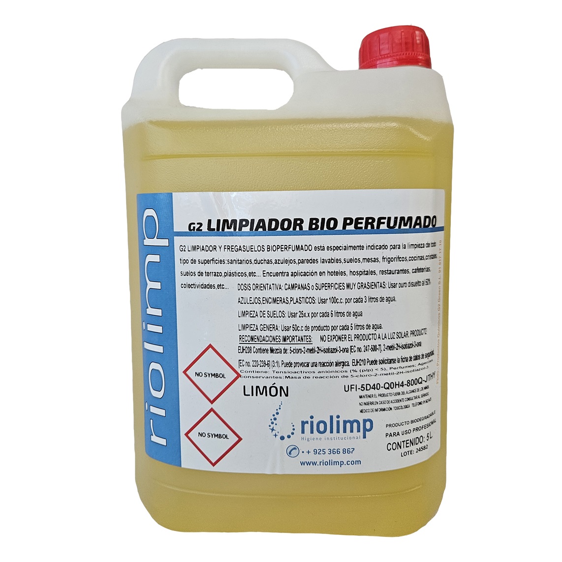 LIMPIADOR BIOPERFUMADO LIMON garrafa de 5 litros